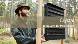  Presentation with pest control - Colorful slide deck enhanced with f-rster-installs-a-new backdrop and a coral colored foreground