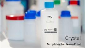  Presentation with laboratory chemical white - Slide set featuring f2se-selenium-difluoride-cas-70421 background and a light gray colored foreground