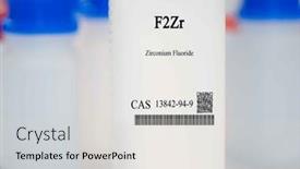  Presentation with fluoride - Slides with f2zr-zirconium-fluoride-cas-13842 background and a light gray colored foreground
