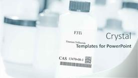  Presentation with titanium - Theme with f3ti-titanium-trifluoride-cas-13470 background and a sky blue colored foreground