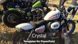  Presentation with custom - Presentation theme enhanced with faaker-see-austria-september-10 background and a tawny brown colored foreground