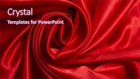  Presentation with invitation - Colorful slide deck enhanced with fabric background for celebration ceremony backdrop and a crimson colored foreground