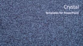  Presentation with yarn - Colorful PPT theme enhanced with fabric made of heathered yarn backdrop and a ocean colored foreground