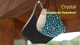  Presentation with masks - Presentation design enhanced with fabric-protective-masks-dry background and a tawny brown colored foreground