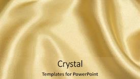  Presentation with silk - PPT layouts consisting of fabric silk texture for background background and a yellow colored foreground