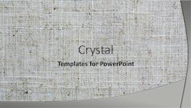  Presentation with fabric - Amazing PPT theme having fabric-texture-background backdrop and a light gray colored foreground