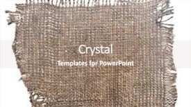  Presentation with perfect - Colorful slide deck enhanced with fabric thread - perfect old cloth sack isolated backdrop and a  colored foreground