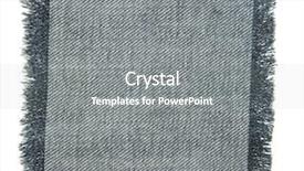  Presentation with denim - Amazing presentation theme having fabric with denim isolated on white backdrop and a gray colored foreground