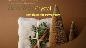  Presentation with waste - Colorful presentation theme enhanced with fabric-wrapped-gifts-zero-waste backdrop and a tawny brown colored foreground