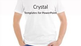  Presentation with blank - PPT layouts consisting of fabrication template - handsome young man in blank background and a white colored foreground