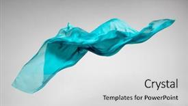  Presentation with speed - Amazing theme having fabrics textiles - abstract pieces of fabric flying backdrop and a light gray colored foreground