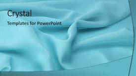  Presentation with silk - Beautiful presentation featuring fabrics textiles - silk fabric background backdrop and a light blue colored foreground