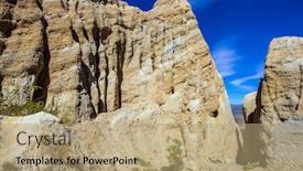  Presentation with country photo - Cool new theme with fabulous-faraway-country-colossal-clay backdrop and a coral colored foreground