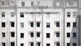  Presentation with facade - Theme consisting of facade of a building background and a light gray colored foreground