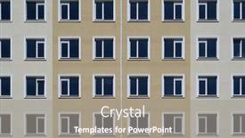  Presentation with facade - Beautiful PPT theme featuring facade-of-a-new-multi backdrop and a gray colored foreground