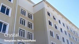  Presentation with facade - Colorful PPT layouts enhanced with facade-of-a-new-multi backdrop and a gray colored foreground