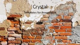  Presentation with facade - Colorful presentation enhanced with facade of an old residential backdrop and a soft green colored foreground