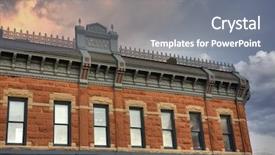  Presentation with upper airway - Beautiful PPT theme featuring facade of miller block 1888 backdrop and a gray colored foreground