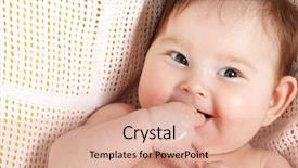  Presentation with baby chickens little cute chicks - Colorful PPT layouts enhanced with face closeup 3 month old backdrop and a coral colored foreground