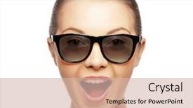  Presentation with black people - Amazing presentation having face expressions and people concept backdrop and a soft green colored foreground