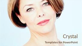  Presentation with beauty-makeup - Amazing presentation theme having face lift - close up portrait of beautiful backdrop and a lemonade colored foreground