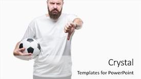  Presentation with holding hands old young - Slide deck consisting of face negative sign showing dislike background and a white colored foreground