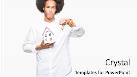  Presentation with african american adults in classroom - Slide deck having face negative sign showing dislike background and a white colored foreground