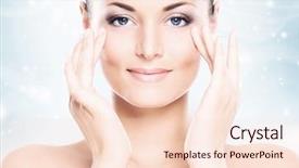  Presentation with indian woman bridal face - Cool new presentation with face of attractive and healthy backdrop and a lemonade colored foreground