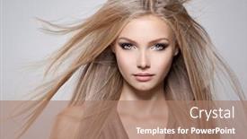  Presentation with indian woman bridal face - Slide deck with face-of-the-beautiful-young background and a coral colored foreground