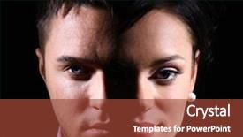  Presentation with jesus face - Audience pleasing slide deck consisting of face off backdrop and a tawny brown colored foreground