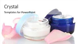  Presentation with pink and white roses - Presentation theme with face ream with pink roses background and a  colored foreground