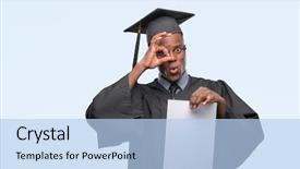  Presentation with african american sex - Amazing slides having american man holding blank paper backdrop and a sky blue colored foreground