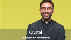  Presentation with catholic - Presentation having face smiling with crossed arms background and a dark gray colored foreground