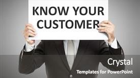  Presentation with santa claus holding scroll paper - Audience pleasing slides consisting of face with the text know backdrop and a dark gray colored foreground