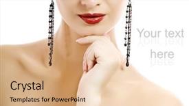  Presentation with indian woman bridal face - Colorful slides enhanced with symmetry faces - beautiful young woman's face backdrop and a coral colored foreground