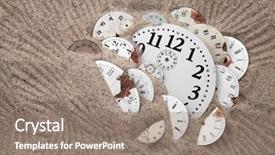  Presentation with lost - Audience pleasing presentation theme consisting of faces in the sand lost backdrop and a gray colored foreground