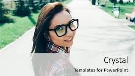  Presentation with mens fashion portrait - PPT theme having faces sun - summer lifestyle fashion portrait background and a  colored foreground