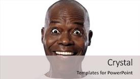  Presentation with wind energy close up portrait - Colorful PPT layouts enhanced with facial expression - close-up portrait of a surprised backdrop and a light gray colored foreground