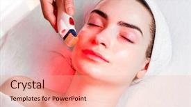  Presentation with facial - Cool new presentation with facial mesotherapy with red light backdrop and a lemonade colored foreground