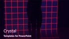  Presentation with facial recognition - Beautiful slide deck featuring facial-recognition-technology-concept backdrop and a wine colored foreground