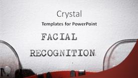  Presentation with facial recognition - Slides featuring facial-recognition-text-written and a white colored foreground