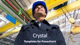  Presentation with facility maintenance - Presentation with facilities maintenance - engineer in an industrial facility background and a tawny brown colored foreground