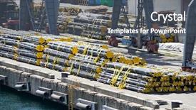  Presentation with infrastructure - Cool new theme with facilities workstation - new pipes in the industrial backdrop and a dark gray colored foreground