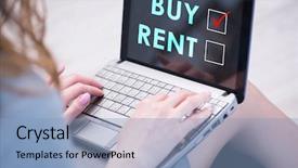  Presentation with ethical dilemma - Beautiful theme featuring facing dilemma of buying versus backdrop and a  colored foreground