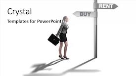  Presentation with ethical dilemma - Audience pleasing PPT layouts consisting of facing dilemma of buying versus backdrop and a  colored foreground