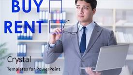  Presentation with ethical dilemma - Slide deck consisting of facing dilemma of buying versus background and a light blue colored foreground