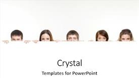  Presentation with teenagers - Colorful PPT theme enhanced with facing giants - group of teenagers backdrop and a white colored foreground