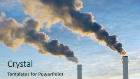  Presentation with power plant - Theme featuring cup of cappuccino at the table with a coffee bean drawing note shallow depth of field background and a light gray colored foreground