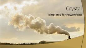  Presentation with scotland - Theme featuring factory-in-scotland-belching-out background and a  colored foreground