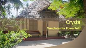  Presentation with tamil kavithai traditional - Amazing PPT layouts having factory tour - tropical traditional resort backdrop and a tawny brown colored foreground